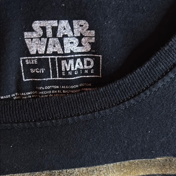 Star Wars Black Vintage Baby Yoda Tee - Picture 2 of 7